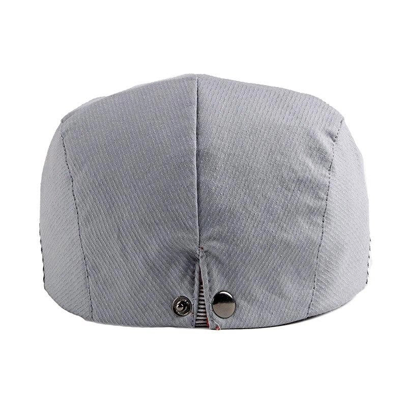 Casquette Plate en Coton Gris - Hampstead 4
