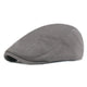 Casquette Plate en Coton - Grisacier