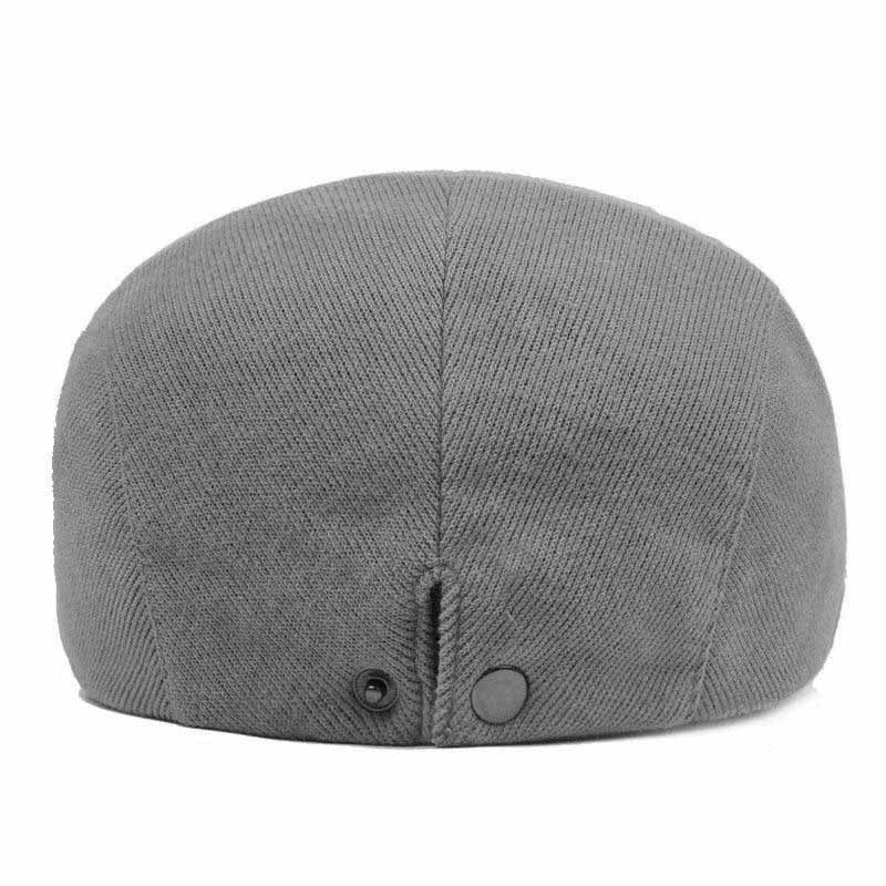 Casquette Plate en Coton - Grisacier 2