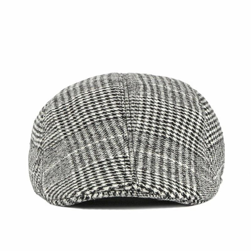 Casquette Plate en Coton - Grisaille 2