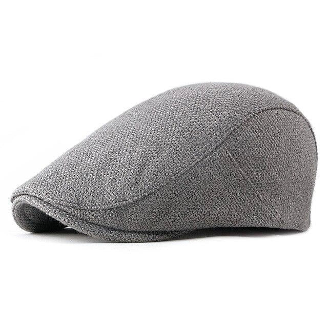 Casquette Plate en Coton - Grisam 1
