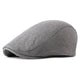 Casquette Plate en Coton - Grisam