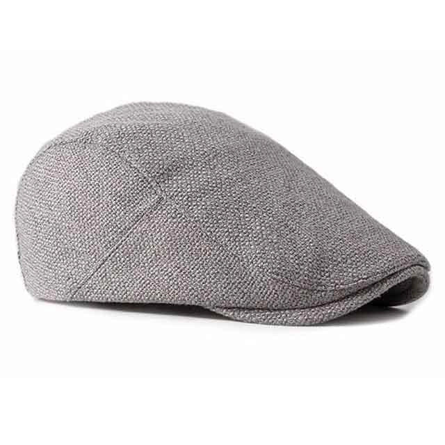 Casquette Plate en Coton - Grisam 3