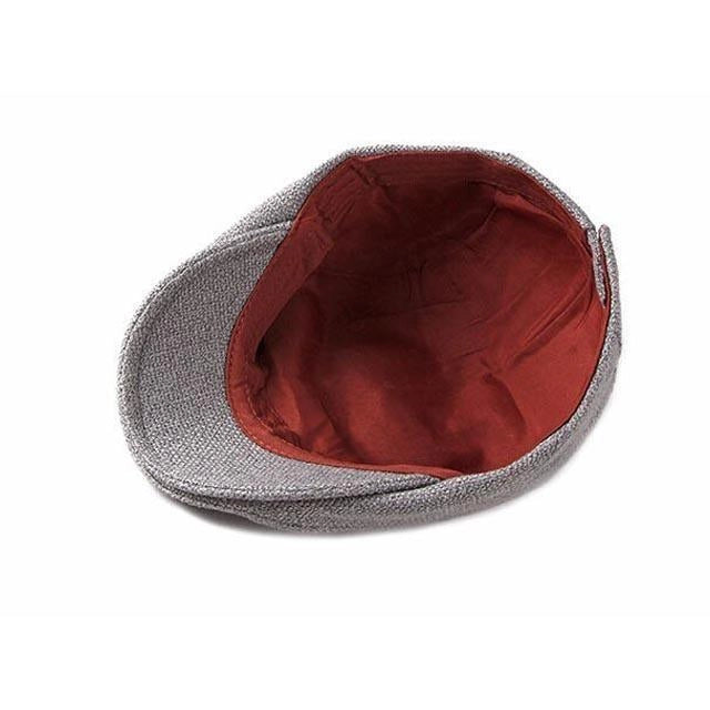 Casquette Plate en Coton - Grisam 4