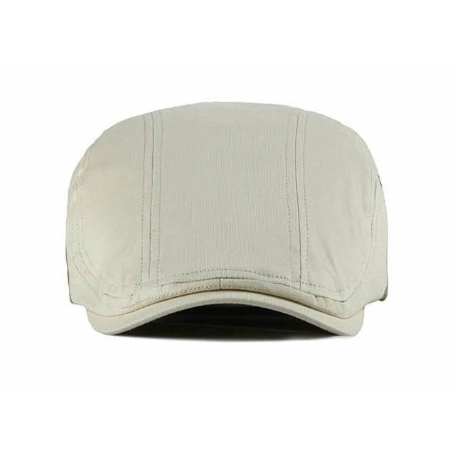 Casquette Plate en Coton - Ivoire 2