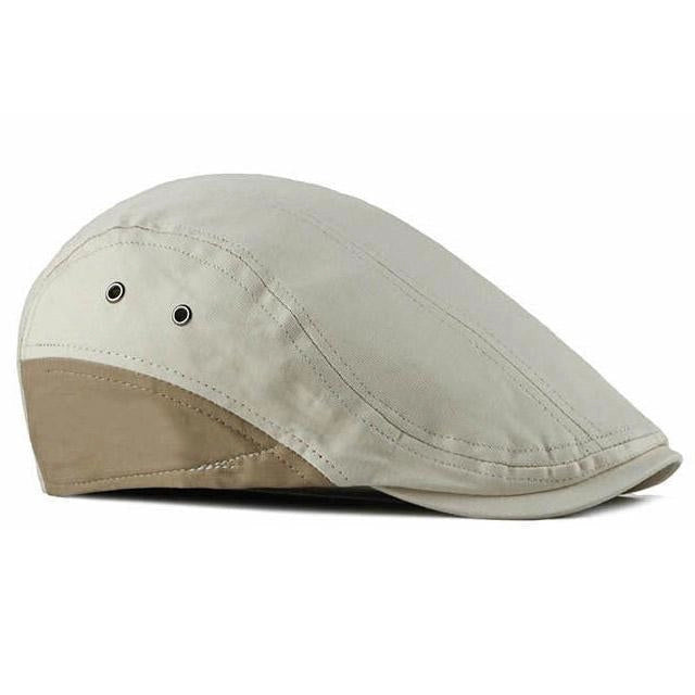 Casquette Plate en Coton - Ivoire 3