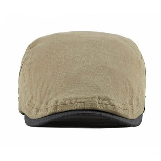 Casquette Plate en Coton - Khakiston 2