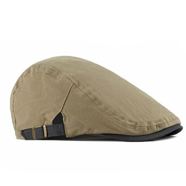 Casquette Plate en Coton - Khakiston 3