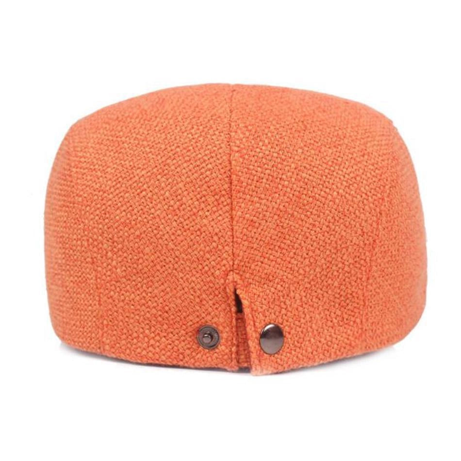 Casquette Plate en Coton Lin - Mandarino 2