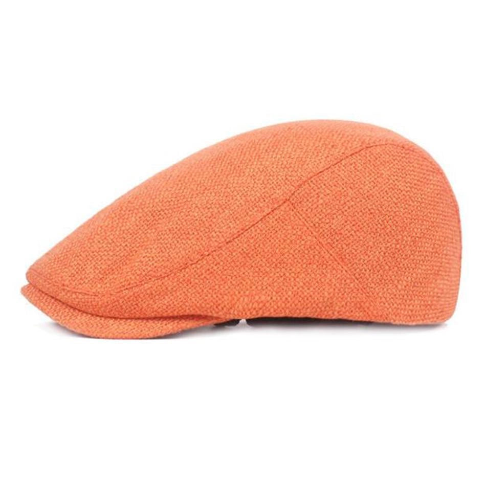 Casquette Plate en Coton Lin - Mandarino 3
