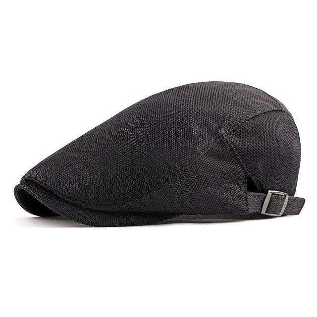 Casquette Plate en Coton Noir - Blackburn 1