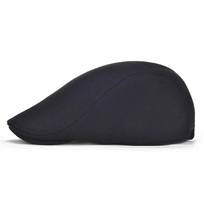 Casquette Plate en Coton Noir - Crépuscule 2