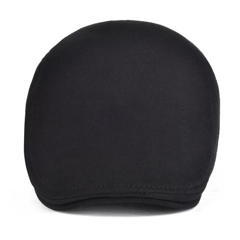 Casquette Plate en Coton Noir - Crépuscule 3