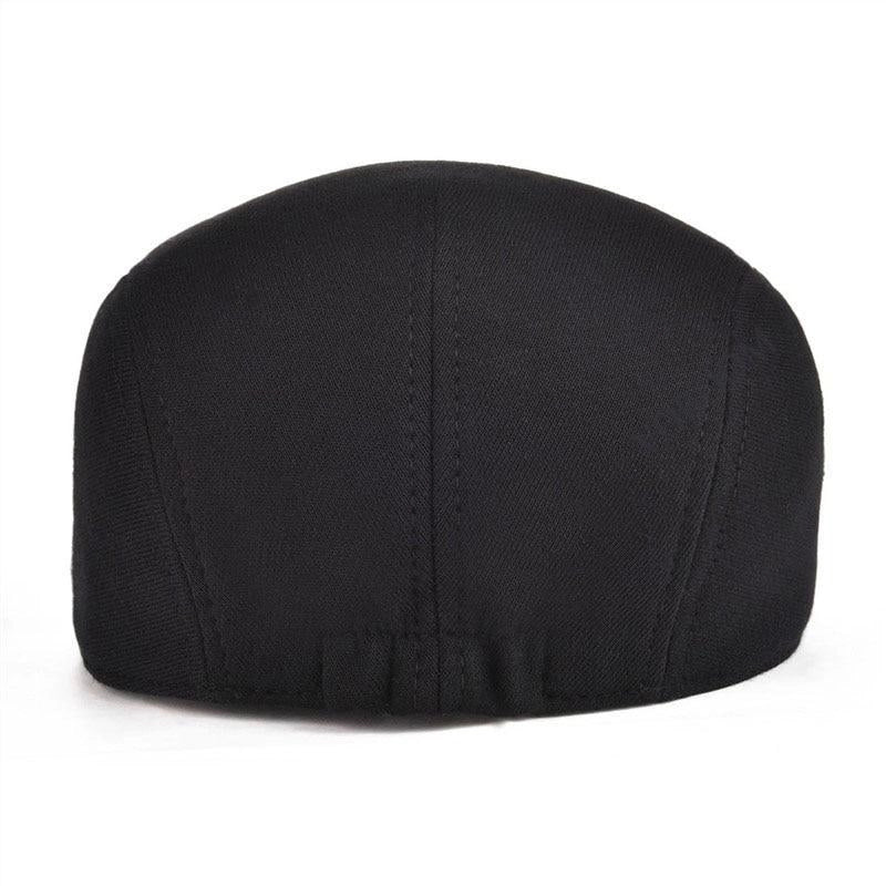 Casquette Plate en Coton Noir - Crépuscule 4