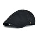 Casquette Plate en Coton Noir - Ébène