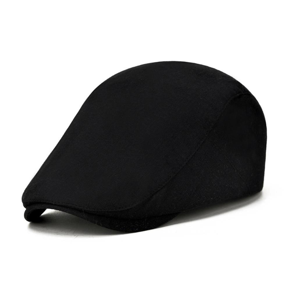 Casquette Plate en Coton Noir - Kirkshade 1