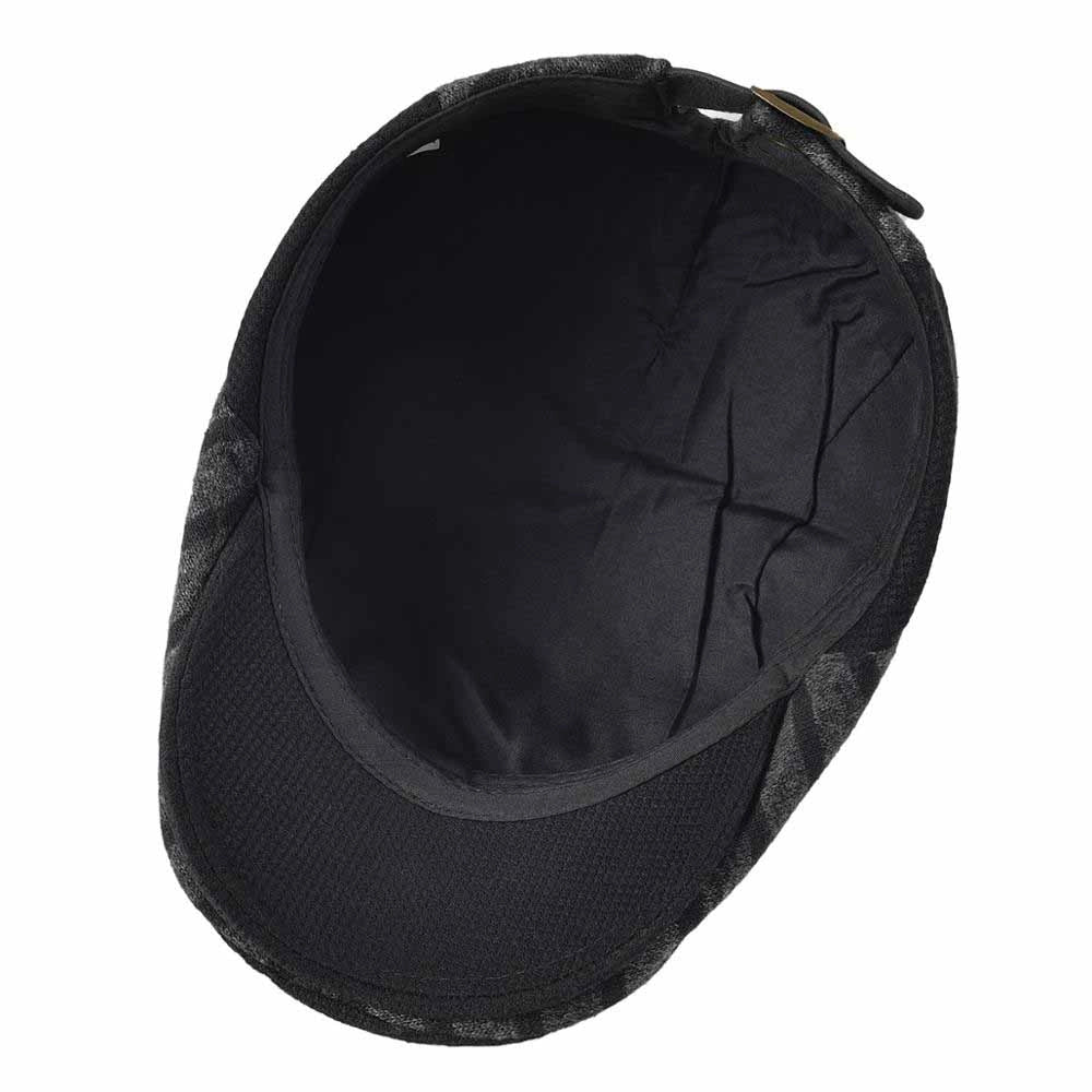 Casquette Plate en Coton Noir - Nyx 6