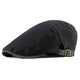 Casquette Plate en Coton Noir - Sépulcre