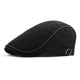 Casquette Plate en Coton Noir - Serein