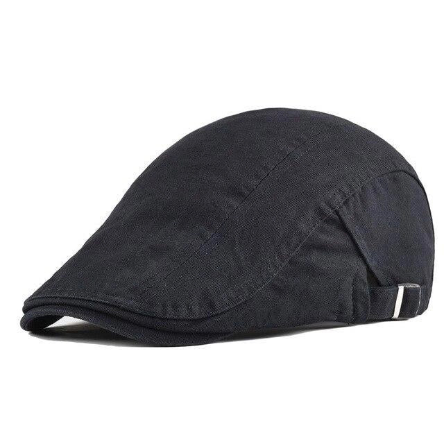 Casquette Plate en Coton Noir - Souterrain 1