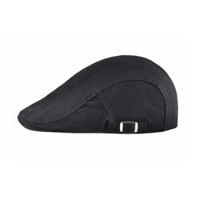 Casquette Plate en Coton Noir - Souterrain 2