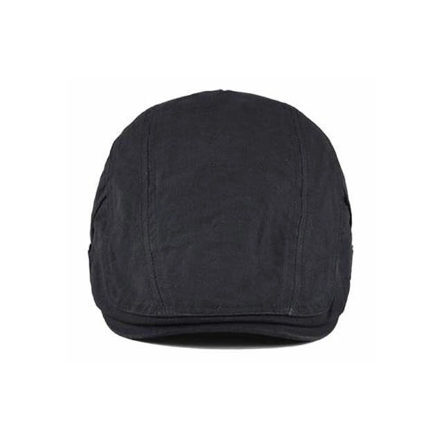 Casquette Plate en Coton Noir - Souterrain 3