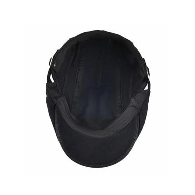 Casquette Plate en Coton Noir - Souterrain 4