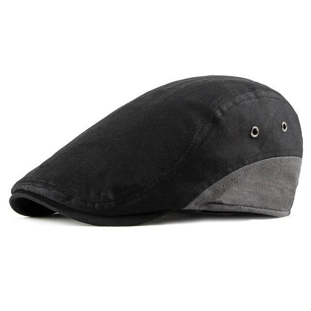Casquette Plate en Coton - Obsidian 1