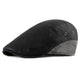 Casquette Plate en Coton - Obsidian