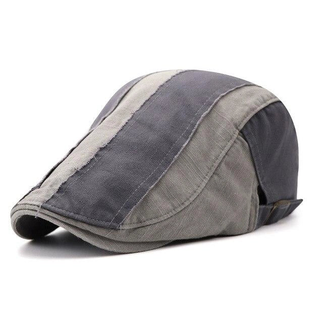Casquette Plate en Coton Patchwork - Dingwall 1