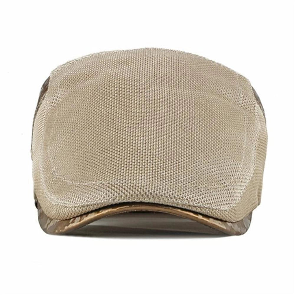 Casquette Plate en Coton Patchwork - Sablure 2