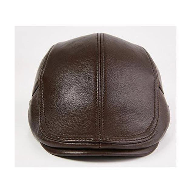 Casquette Plate en Cuir - Saddlestone 2