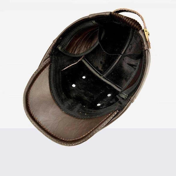 Casquette Plate en Cuir - Scone 2