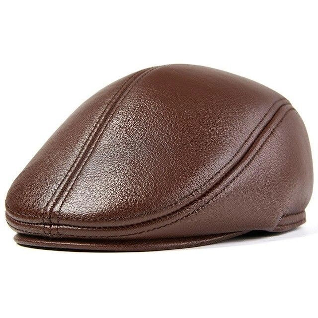 Casquette Plate en Cuir - Sellwyn 1