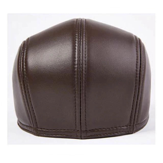 Casquette Plate en Cuir - Tanner 2