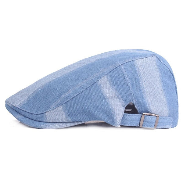 Casquette Plate en Denim Bleu Clair - Alizée 2