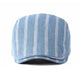 Casquette Plate en Denim Bleu Clair - Azurlume