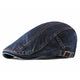 Casquette Plate en Denim Bleu Foncé - Stokeveil