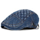 Casquette Plate en Denim - Bluejean