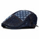Casquette Plate en Denim - Indigonuit