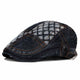 Casquette Plate en Denim Noir - Sélénite