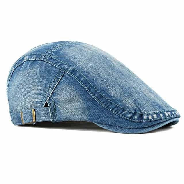 Casquette Plate en Denim - Runcorn 3