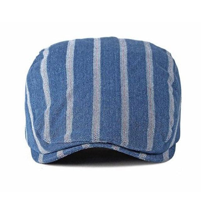 Casquette Plate en Denim - Selvedge 1