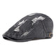 Casquette Plate en Jean Noir - Nuitjean