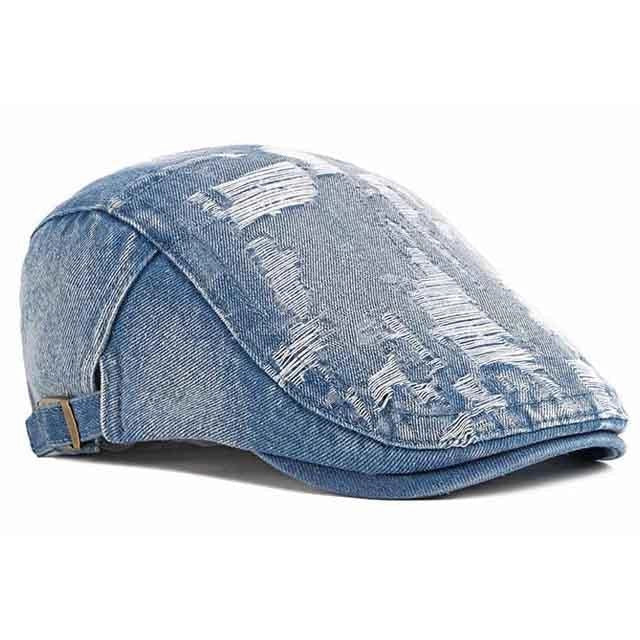 Casquette Plate en Jean - Riviera 3