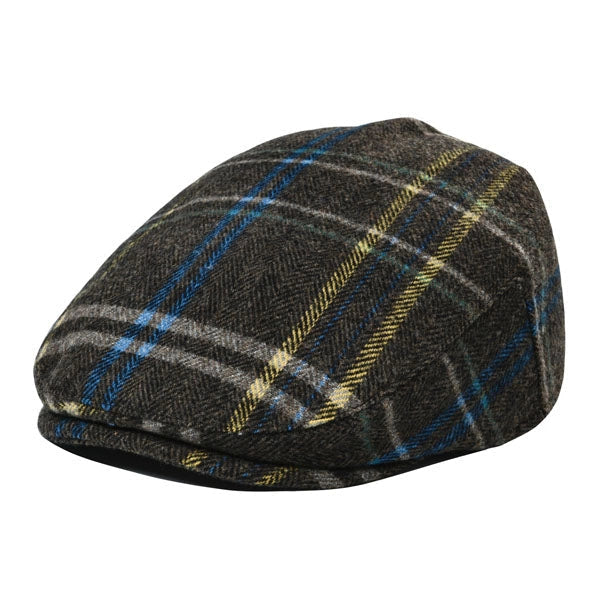 Casquette Plate en Laine à Carreaux - Dalwhinnie 1