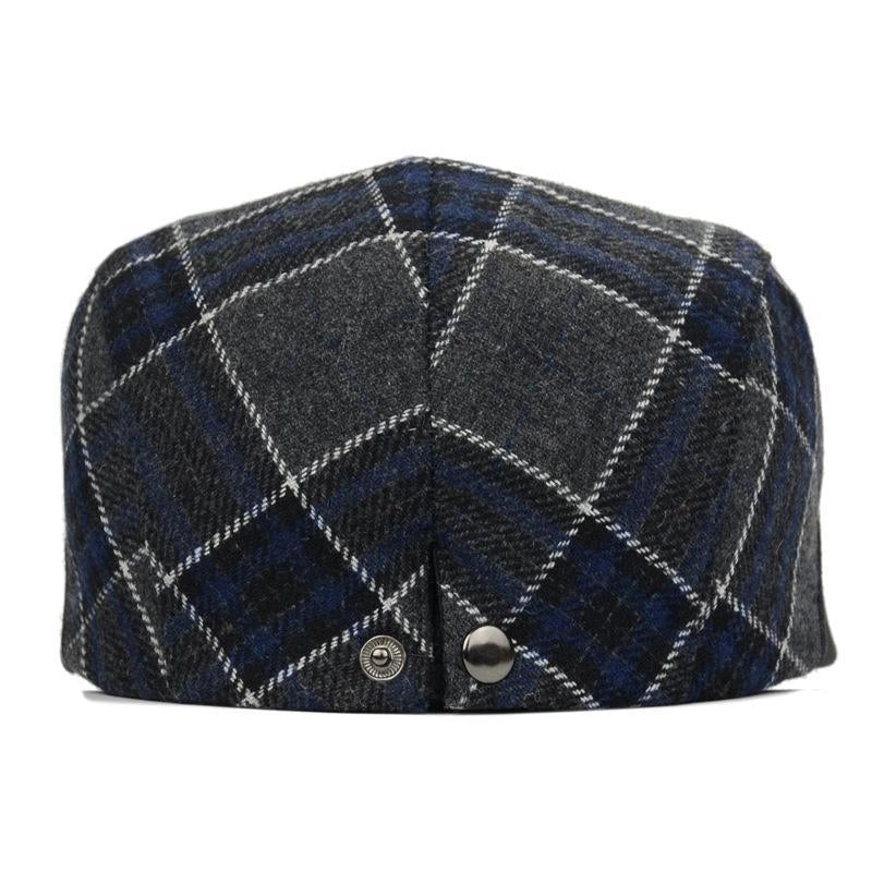 Casquette Plate en Laine à Carreaux - Tartanford 2