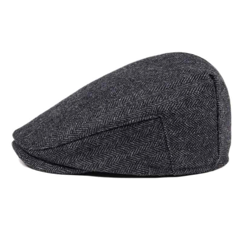 Casquette Plate en Laine à Chevron - MacRonan 2