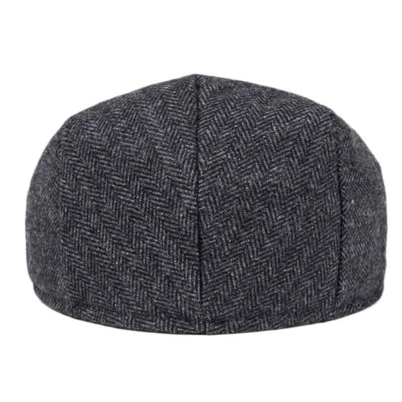 Casquette Plate en Laine à Chevron - MacRonan 4
