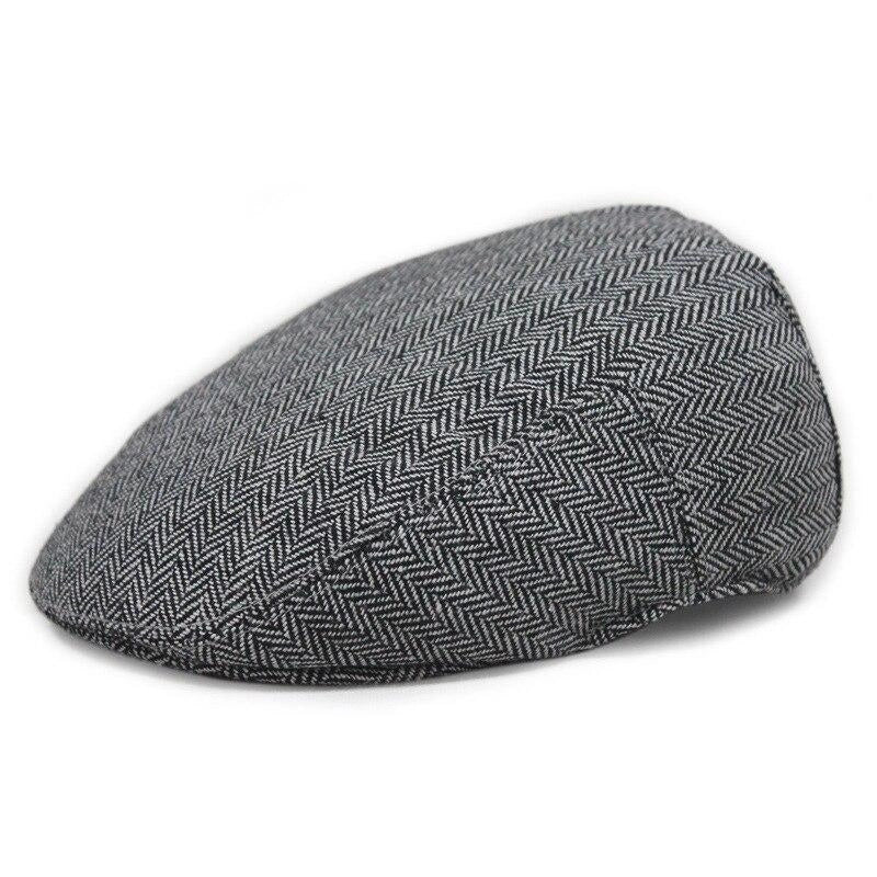 Casquette Plate en Laine à Chevrons - Drogheda 1